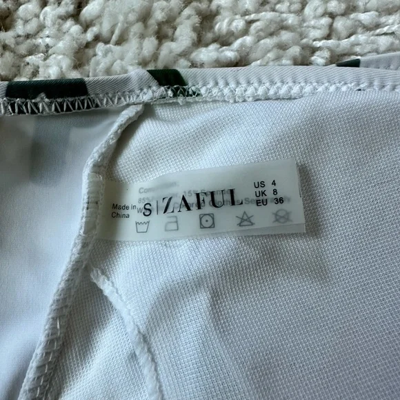 Zaful super cute cactus cacti summer plants indie tube top swim suit top. - Picture 3 of 3